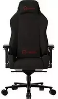 LORGAR Ace 422, Žaidimų kėdė, Dėmėms atsparus audinys, 1,8 mm metalinis rėmas, kelių blokų mechanizmas, 4D porankiai, 5 žvaigždučių aliuminio pagrindas, 4 klasės dujinis keltuvas, 75 mm PU ratukai, Juodas + raudonas