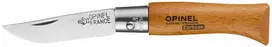 Opinel No 3 sudedamas peilis, anglinis plienas, buko rankena