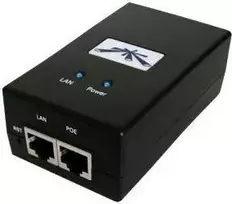 Ubiquiti pasyvus PoE adapteris, 48V 0.5A, 24W (POE -48-24W-G)