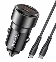 Aut.krov.Yesido Y55 60W USB X Type-C + TC–TC laidas