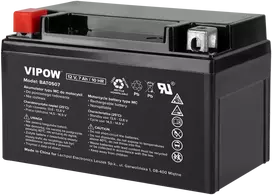 VIPOW MC akumuliatorius motociklams 12V 7Ah
