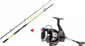Spiningo meškerės ir ritės komplektas ZFish Combo Kodiak, 2.40m, Zeus ZX8000