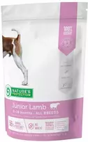 Nature's Protection Junior ėriena 500g, visų veislių jaunų šunų sausas pašaras su ėriena