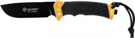 Ganzo Firebird Ganzo G8012V2-OR peilis su fiksuotu ašmeniu ir užraktu flintlock