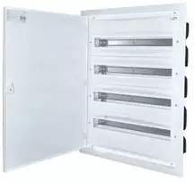 Eti Polam 001101295 Modulinė įleidžiama skirstomoji įranga IP40 II apsaugos klasė IK08 metalinės durys baltos ERP24-4 001101295