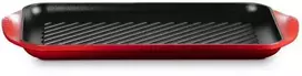Virtuvės Indai - Le Creuset Grilio Lenta Didelė 47x25cm Ketaus Vyšninė Raudona