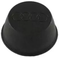 VAG Audi 100 C2 C3 80 B3 1977-1994 Plieninių ratų centro stebulės juodas dangtelis 88 mm