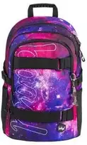 Baagl mokyklinė kuprinė vaikams ir paaugliams, 30 l, su skyriumi nešiojamam kompiuteriui, Skate Max Galaxy