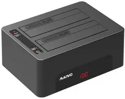 Deltacoimp Dviejų lizdų HDD/SSD prijungimo stotelė USB 3.1 Gen 1 USBA 5Gbps