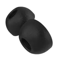 Fixed Plugs Pro, 2 rinkiniai, dydis XS | Kištukai | Apple | Airpods Pro/Pro 2 | Putplastis | Juodas
