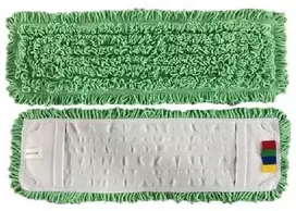 CleanRoom kilpinė mikropluošto grindų šluostė, žalia (40cm/50cm) - 50cm