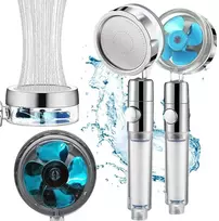 Dušo galvutė su turbina ir keičiamu filtru