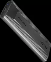 AXAGON EEM2-GTS2 USB-C 3.2 Gen 2 - M.2 NVMe / SATA SSD THIN SCREWLESS 30-80mm ALU box