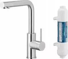 Virtuvės maišytuvas KFA DUERO PURE BASIC VIRTUVĖS MAIŠYTUVAS SU VANDENS FILTRAVIMO FUNKCIJA + HIDRO FILTRU, INOX
