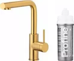 Virtuvės maišytuvas KFA DUERO PURE BASIC VIRTUVĖS MAIŠYTUVAS SU VANDENS FILTRAVIMO FUNKCIJA + FILTRŲ RINKINYS PROFINE Sidabrinis S, ŠLIFUOTAS AUKSAS