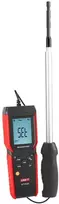Termo anemometras ; 0~30m/s; -20~70C; 0~999900m³/min, pasirenkama ortakių forma, UNI-T