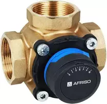 Afriso ProClick valdymo rinkinys: 4 eigų sukamasis maišymo vožtuvas ARV 486 ProClick, DN40, Rp1 1 / 2 ", Kvs 25 + elektrinis vykdiklis ARM 343 ProClick (1348644)