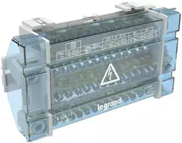Legrand BR MODULINIO PASKIRSTYMO BLOKAS 160A 4P 10M 1X 70.0 / 2X FI8.5, 4X FI7.5, 8X FI5.3 27KA buvęs 004879