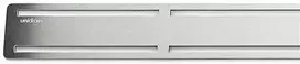 UNIDRAIN ClassicLine grotelės 600 mm iš nerūdijančio plieno linijiniams trapams, su šlifuotu paviršiumi. Dizainas: Anniversario.