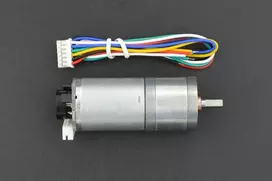 Oem Variklis su Pavara 6V 300RPM + Enkoderis