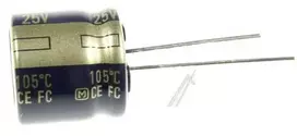 Panasonic Radialinis Kondensatorius 105░ Žemas Impedansas 15x16mm BMW 3er 5er 7er E36 E46 E90 E91 E92 E93