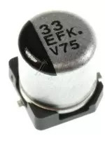 Panasonic BMW E36 E39 E46 E60 E65 SMD ELKO Kondensatorius 105░ 5X5 8MM 941C105K5R5TASD 105K 5 5