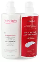 Topicrem DA emollient balm pack 2 x 500 ml