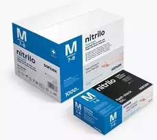 Santex Juodos nitrilinės pirštinės NITRILO FLASH Juodas AQL 1,5, 100 vnt., 6 g - XL