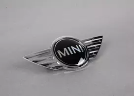 BMW MINI JCW R52 R53 Priekinis kapotas MINI chromuota emblema 51140660106 Originali