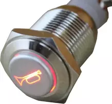 ESUPPORT jungiklis Raudona LED šviesa Metalinis garsiakalbis CXCP35