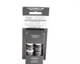 "Porsche" dažų uždažymo rinkinys Bazalto juodos spalvos metalikas originalus 91109593323C9Z
