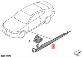 BMW G26 Kairės pusės žibinto laikiklio modulis originalus 63175A09227