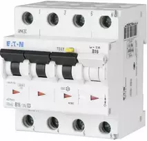 Eaton 170999 Kombinuotas grandinės pertraukiklis 3P+N C16A 0,03A tipas A 6kA serija FRBm6 FRBM6-C16/3N/003-A 170999