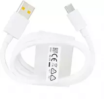 DL129 Realme USB-C Data Cable Fast Charge 65W 1m Baltas (Bulk)