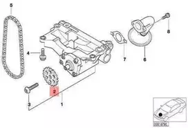 BMW Alynas Svoris E46 E90 E91 E92 E93 11412247304 Originalus