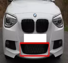 Bmw F20 F21 Priekinis Vidurinis Priešakinis Bamperio Grotelis Originalus 51118048969