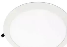 Nordtronic Lucette G2 Ø224 mm 18W 3000K - /4000K 1500/1600lm CRI90 IP44 Vidaus/lauko šviestuvas, reguliuojamo ryškumo, matinės baltos spalvos
