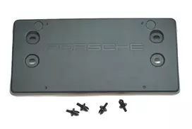 Porsche Cayenne 2010-2023 Valstybinės numerio plokštės laikiklis Satin Originalus 958701105059B9