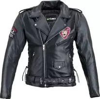 Odinis moto švarkas W-TEC Juodas Heart Perfectis