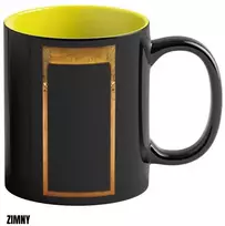 Cenega Heat Reveal Mug Good Loot Cyberpunk 2077 Game Art Chronicles - Judy & Gustav Klimt 450 ml Juodas, Geltona