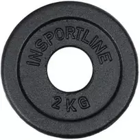 Ketaus olimpinis svorio diskas inSPORTline Castblack OL, 2kg