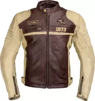 Vyriška odinė motociklo striukė W-TEC Retro