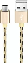 Oem Borofone Kabelis BX24 Ring Current – USB į Micro USB – 2,4A 1 metras aukso spalvos