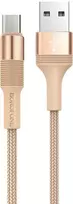 Oem Borofone Kabelis BX21 Outstanding – USB į Micro USB – 2,4A 1 metras aukso spalvos