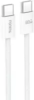 Foneng kabelis X110 – Type C į Type C – PD 60W 3A 1,2 metras baltos spalvos