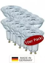 Ledvance 10x Osram LED lemputė 4,3W (50W) GU10 PAR16 36D 350lm 4000K neutralus 230V reflektorius 36 laipsnių 4058075036703