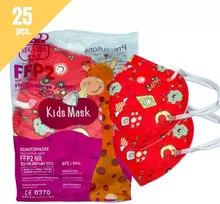 JK MEDICAL FFP2 NR Vaikiška kaukė 8595587134574