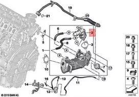Bmw Egr Valvos X1 F48 X2 F39 X5 G05 11718588881 Originalus 11718588881