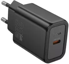Phone charger Hoco USB C QC PD 20W N60 juodas