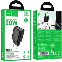 Telefono įkroviklis Hoco USB C QC PD 20W N60 juodas